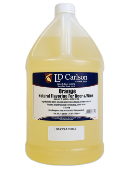 BB Natural Orange Flavoring Extract 128oz (1 gallon)