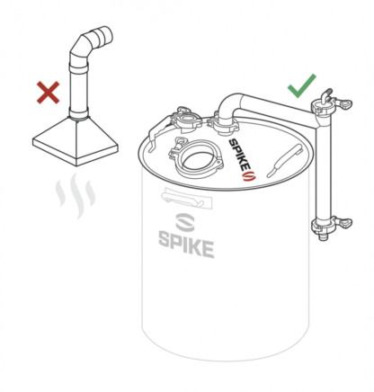 Spike Steam Condensing Lid - 10 Gallons - Image 3